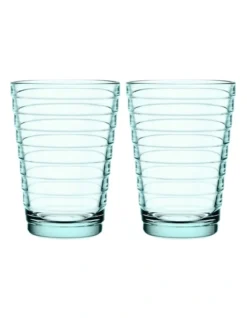 Iittala Aino Aalto Set Of 2 Highball Green