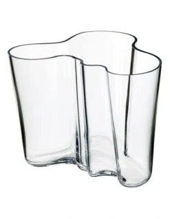 Iittala Alvar Aalto 16cm Glass Vase Clear