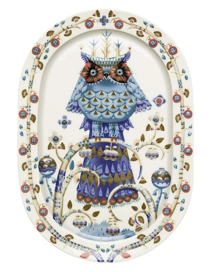 Iittala Taika 41cm Oval Serving Platter White 3 Iittala Taika 41cm Oval Serving Platter White