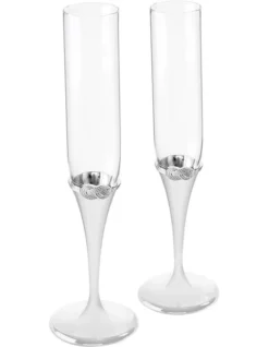 Wedgwood Vera Wang Infinity Set Of 2 Flute