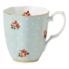Polka Rose 400ml Vintage Mug Pale Green 1 Polka Rose 400ml Vintage Mug Pale Green -Furniture Series Store 503427160 1 720x928