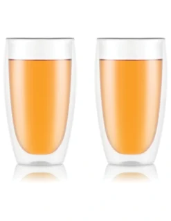 Bodum Pavina Double Wall Glasses, Set Of 2, 450ml