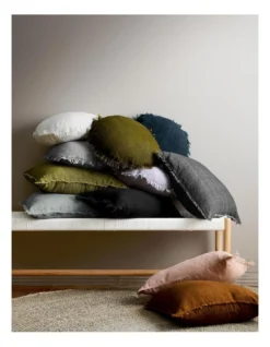 Vintage Linen Fringe Cushion Range In Marshmallow -Furniture Series Store 650191870 691814170 4 720x928