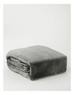Heritage Faux Mink Blanket Charcoal 7 Heritage Faux Mink Blanket Charcoal -Furniture Series Store 656045110 656044480 2 720x928