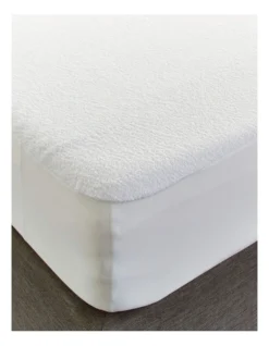 Genesis Cotton Terry Waterproof Fitted Mattress Protector -Furniture Series Store 657462430 3 1 720x928