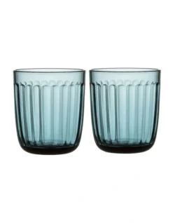 Iittala Raami Set Of 2 Tumbler Set Sea Blue