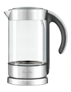 Breville The Crystal Clear Glass/Brushed Stainless Steel Kettle BKE750CLR