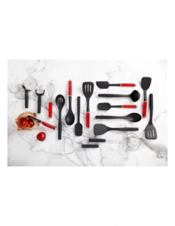 KitchenAid Soft Touch Nylon Slotted Turner Black -Furniture Series Store 709938640 3 720x928