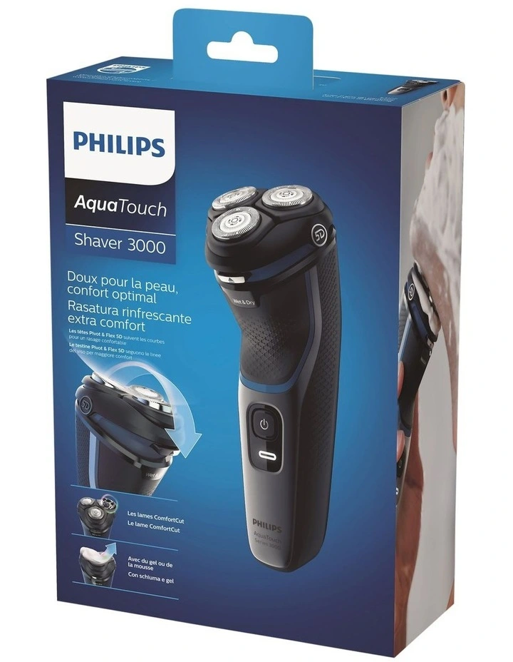 Philips Shaver 3000 Wet And Dry Electric Shaver Black S3122/51 8 Philips Shaver 3000 Wet And Dry Electric Shaver Black S3122/51 - Image 6