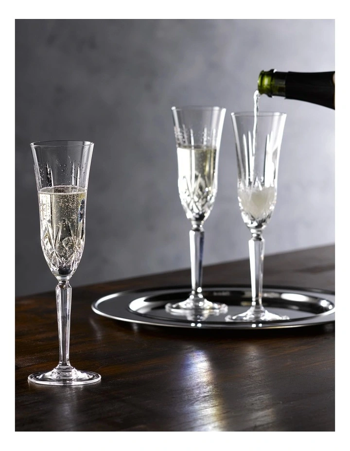 Waterford Maxwell Set Of 4 Flute 4 Waterford Maxwell Set Of 4 Flute - Image 2