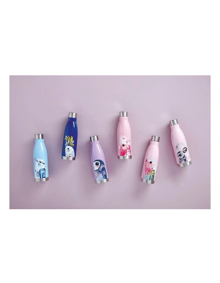 Maxwell & Williams Pete Cromer Kookaburra 500ml Double Wall Insulated Bottle Blue 4 Maxwell & Williams Pete Cromer Kookaburra 500ml Double Wall Insulated Bottle Blue - Image 2