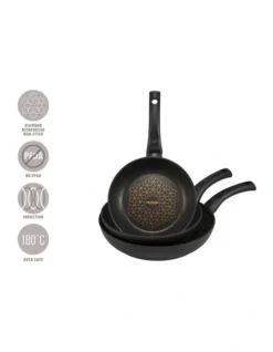Per Salute Nonstick Induction Skillet Triple Pack 20/24/28cm Black 12 Per Salute Nonstick Induction Skillet Triple Pack 20/24/28cm Black -Furniture Series Store 729867880 4 1 720x928