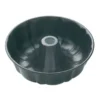 Heavy Base 25cm Fluted Ring Cake Pan Carbon