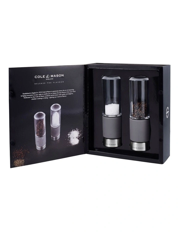 Cole & Mason Regent Concrete Seasoning Mill Gift Set 4 Cole & Mason Regent Concrete Seasoning Mill Gift Set - Image 2