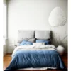Halo Organic Cotton Bedlinen Collection In Bijou Blue -Furniture Series Store 740661580 829443430 1 1 720x928