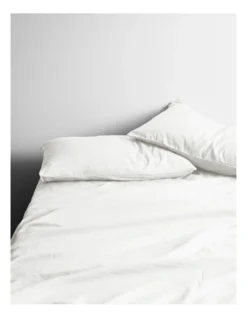 Halo Organic Cotton Sheet Set In White