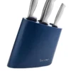 Modern Steel Metallic Baltic Blue 6 Piece Knife Block -Furniture Series Store 743085100 1 1 720x928
