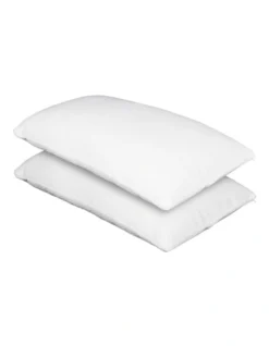 Set Of 2 Visco Elastic Memory Foam Pillows