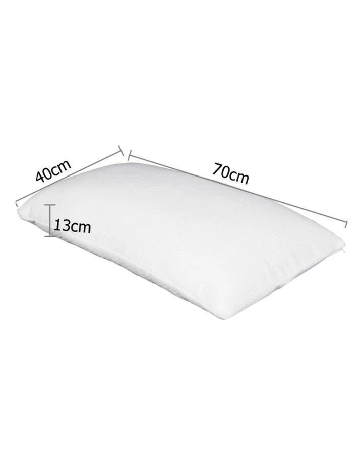 Set Of 2 Visco Elastic Memory Foam Pillows 4 Set Of 2 Visco Elastic Memory Foam Pillows - Image 2