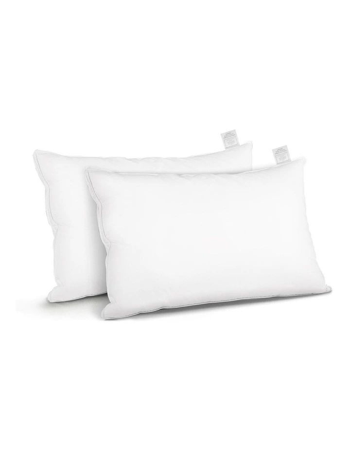 Goose Feather Down Twin Pack Pillow 3 Goose Feather Down Twin Pack Pillow