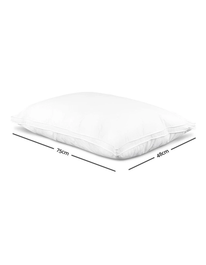 Goose Feather Down Twin Pack Pillow 4 Goose Feather Down Twin Pack Pillow - Image 2