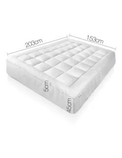 Queen Size Bamboo Matress Topper 8 Queen Size Bamboo Matress Topper -Furniture Series Store 758114830 2 720x928