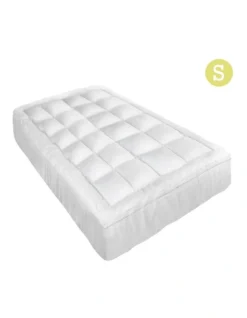 Giselle Bedding Single Size Memory Resistant Mattress Topper