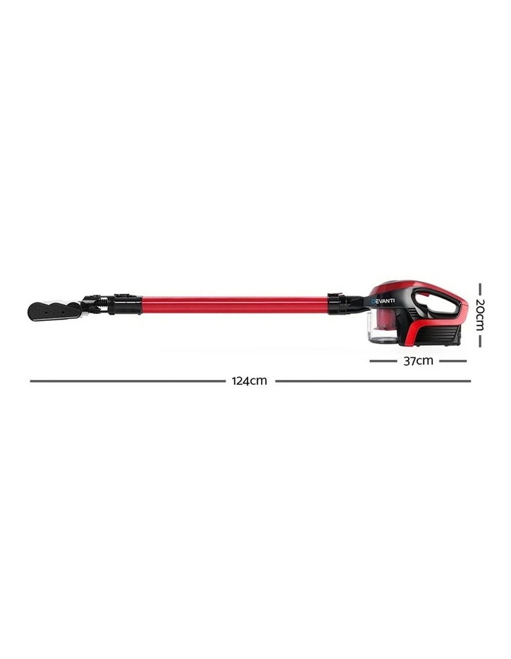 Cordless 150W Handstick Vacuum Cleaner Red And Black 4 Cordless 150W Handstick Vacuum Cleaner Red And Black - Image 2