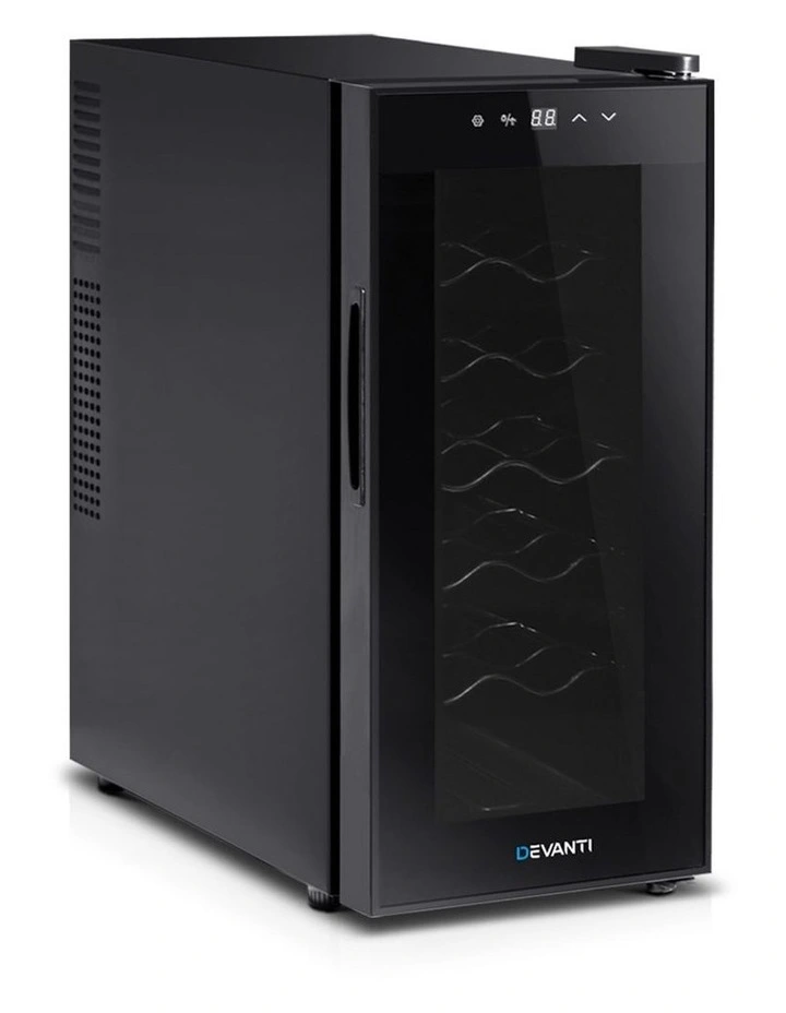 Wine Cooler 12 Bottle Thermoelectric Chiller Storage Fridge Cellar Black 3 Wine Cooler 12 Bottle Thermoelectric Chiller Storage Fridge Cellar Black