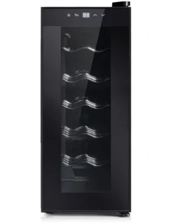 Wine Cooler 12 Bottle Thermoelectric Chiller Storage Fridge Cellar Black 8 Wine Cooler 12 Bottle Thermoelectric Chiller Storage Fridge Cellar Black -Furniture Series Store 758134180 3 720x928