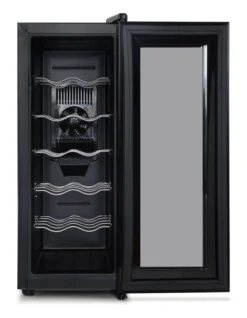Wine Cooler 12 Bottle Thermoelectric Chiller Storage Fridge Cellar Black 9 Wine Cooler 12 Bottle Thermoelectric Chiller Storage Fridge Cellar Black -Furniture Series Store 758134180 4 720x928