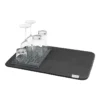 Microfibre 56 X 38cm Drying Mat With Glass Tray Black 2 Microfibre 56 X 38cm Drying Mat With Glass Tray Black -Furniture Series Store 761533930 1 720x928