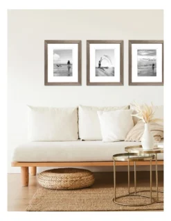 Profile Deluxe 6x8"/4x6" Timber Photo Frame Stone Ash -Furniture Series Store 767383660 4 720x928