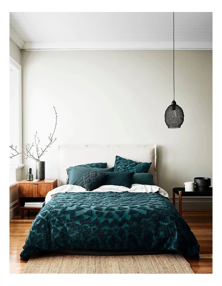 Maya Bedlinen Collection In Indian Teal 3 Maya Bedlinen Collection In Indian Teal