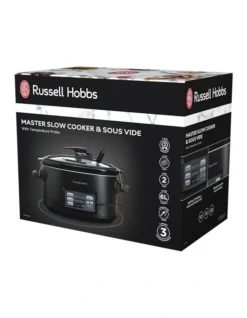 Russell Hobbs Master Slow Cooker & Sous Vide Matte Black RHSV6000 -Furniture Series Store 778601350 6 720x928