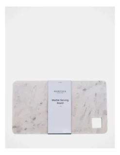 Heritage 32x18x1.5cm Marble Board White