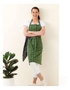 Eco Check Apron Green -Furniture Series Store 782243560 3 720x928