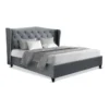 Queen Size Wooden Upholstered Bed Frame Headborad Grey -Furniture Series Store 795723940 1 720x928