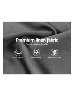 Queen Size Wooden Upholstered Bed Frame Headborad Grey -Furniture Series Store 795723940 5 720x928