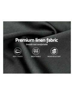 King Single Size Gas Lift Bed Frame Base With Storage Fabric -Furniture Series Store 795728170 6 720x928