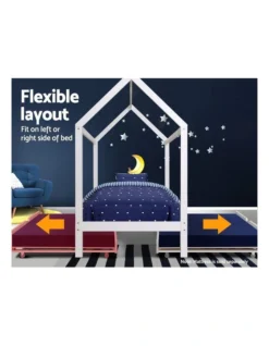 Wooden Bed Frame Single Size Mattress Base Pine Timber Platform White HOLY -Furniture Series Store 795851650 5 720x928