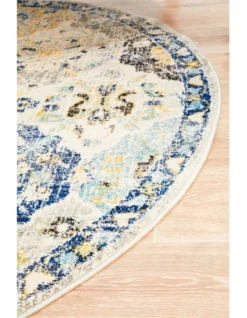 Evoke Poppy Multi Transitional Round Rug -Furniture Series Store 797941180 3 720x928