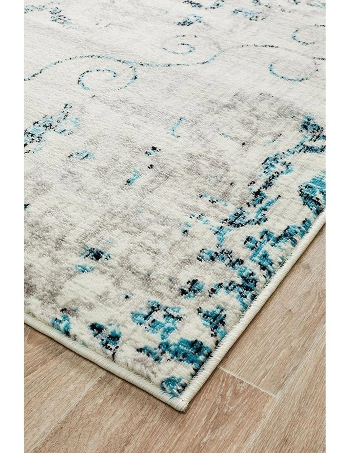 Giselle Transitional Rug Blue Grey 4 Giselle Transitional Rug Blue Grey - Image 2