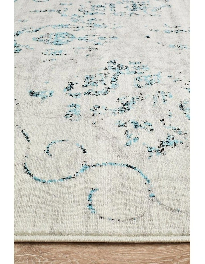 Giselle Transitional Rug Blue Grey 6 Giselle Transitional Rug Blue Grey - Image 4