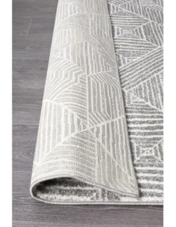 Oasis Kenza Contemporary Silver Runner Rug -Furniture Series Store 798115150 5 720x928