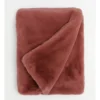 Heritage Amelie Faux Fur Throw Withered Rose -Furniture Series Store 798599980 1 720x928