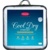 Classic Cool Dry Comfort Mattress Topper White