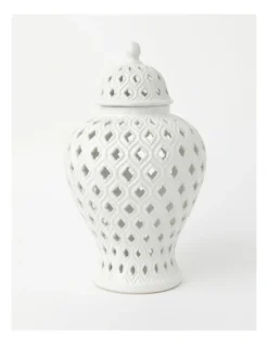 Heritage Marcella Ginger Jar 33cm In White