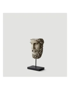 Pompeii Head On Stand White Resin -Furniture Series Store 804653650 3 720x928