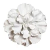 Flower Wall Plaque White